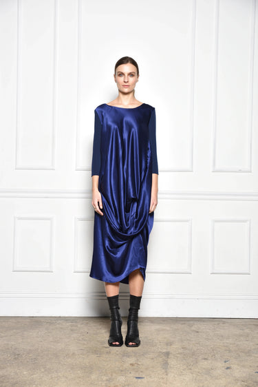 Draped dress - SIMPLY MILA Modern Chic Timeless Women's Clothing