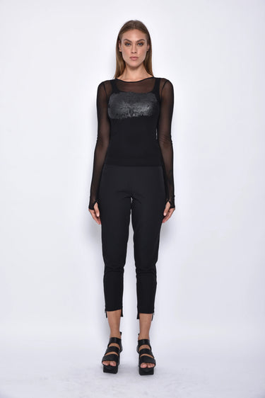 Raven Mesh top - SIMPLY MILA Modern Chic Timeless Women's Clothing
