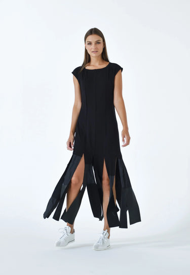 Motion Panel Maxi Dress
