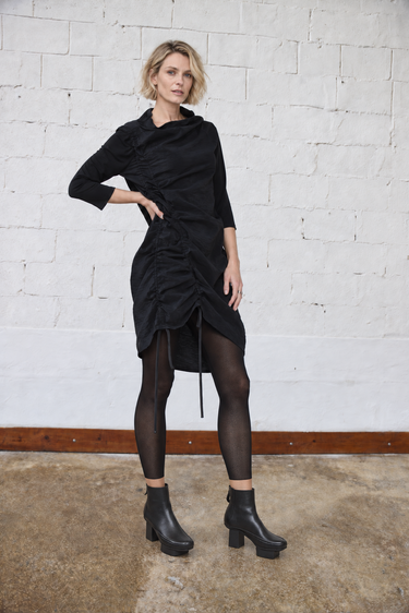 Double Ruch dress