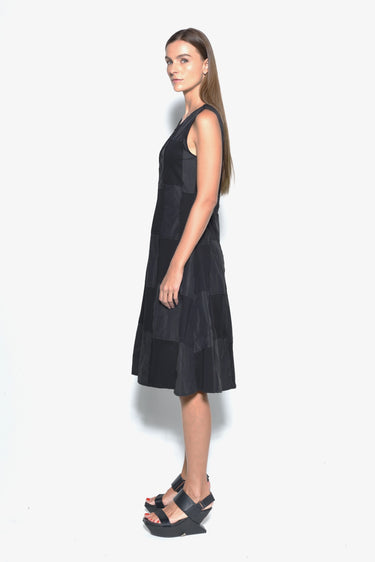 Sleeveless Chessboard dress - SIMPLY MILA Modern Chic Timeless Women's Clothing