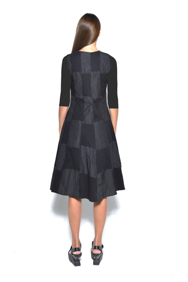 Chessboard dress - SIMPLY MILA Modern Chic Timeless Women's Clothing