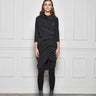 Double Ruch dress - SIMPLY MILA Modern Chic Timeless Women's Clothing