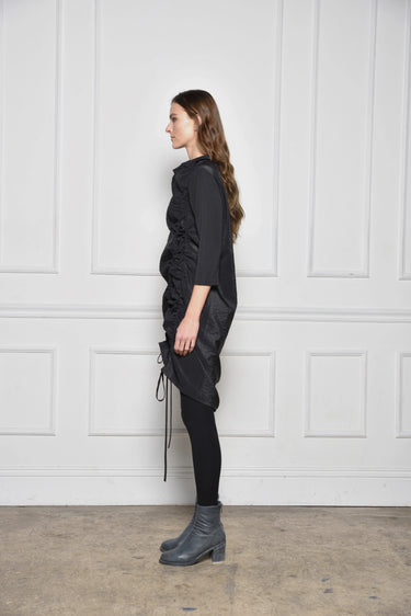 Double Ruch dress - SIMPLY MILA Modern Chic Timeless Women's Clothing
