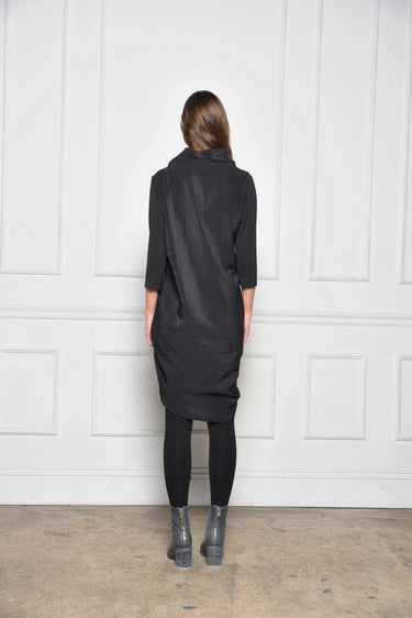 Double Ruch dress - SIMPLY MILA Modern Chic Timeless Women's Clothing